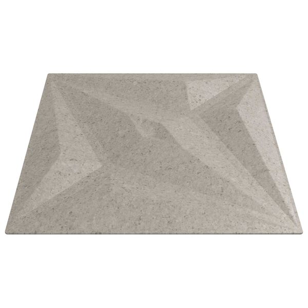 vidaXL V&auml;ggpaneler Stj&auml;rna 24 pcs Star Betong 50 x 50 cm XPS Skum
