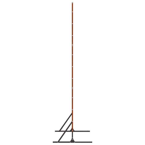 vidaXL Avsk&auml;rmningssk&auml;rm Gr&aring; 100 x 50 x 180 cm V&auml;derbest&auml;ndig st&aring;l