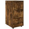 vidaXL F&ouml;rvaringssk&aring;p R&ouml;kt ek 40 x 48 x 81 cm Konstruerat tr&auml;
