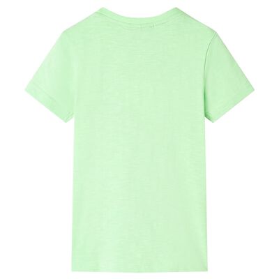 T-shirt för barn neongrön 92