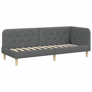 vidaXL H&ouml;rn S&auml;ngram M&ouml;rkgr&aring; 80 x 200 cm tyg