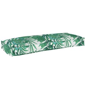 vidaXL Kudde L&ouml;v Bladm&ouml;nster 100 x 40 x 8 cm Oxford Tyg