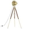 vidaXL Golvlampa massivt mangotr&auml; 193 cm