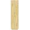 vidaXL Bokhylla/rumsavdelare 40x35x135 cm massiv furu