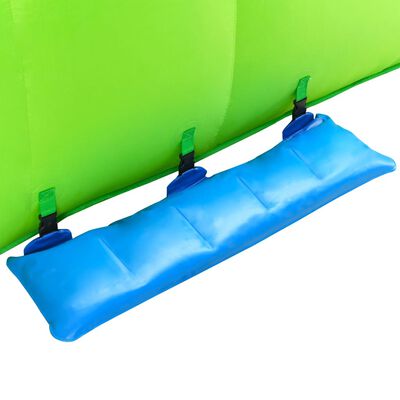 Happy Hop Uppblåsbar vattenrutschkana med plaskpool 600x215x255 cm PVC