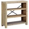 vidaXL Bokhylla 3 hyllplan 80x30x80 cm massivt akaciatr&auml;