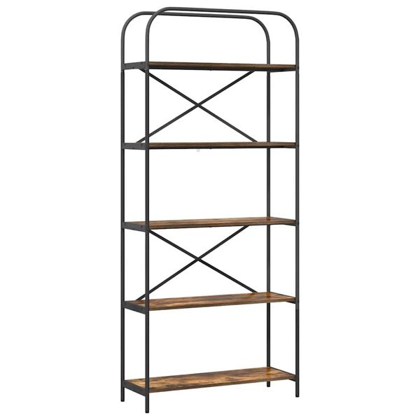 vidaXL Hyllsystem R&ouml;kt ek 80 x 30 x 183 cm Konstruerat tr&auml;