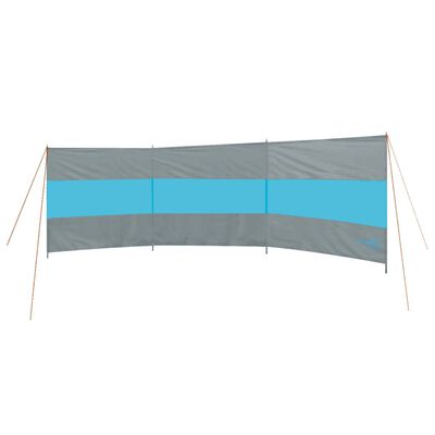 Bo-Camp Vindskydd Brendan 500x140 cm grå och blå