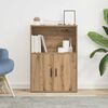 vidaXL Bokhylla ek 60x24x85 cm konstruerat trä