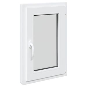 vidaXL Tilt & Turn K&auml;llarf&ouml;nster RISOR 50 x 75 cm PVC och glas