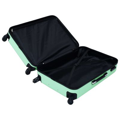 vidaXL Hårda resväskor 2 st mintgrön ABS