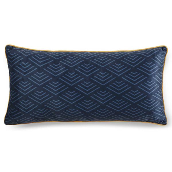 Descanso Prydnadskudde NOVARA 30x60 cm petrolbl&aring;