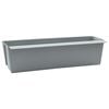 vidaXL Bloml&aring;dor f&ouml;r Euro-pallar 12 pcs Ljusgr&aring; 36 x 13,5 x 9,5 cm