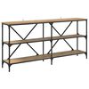 vidaXL Konsolbord Artisan Ek 160 x 30 x 75 cm Konstruerat tr&auml;