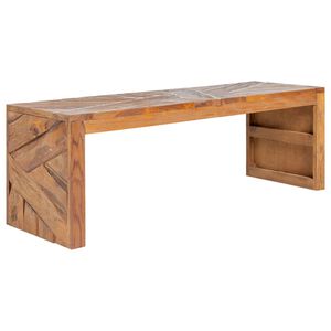 vidaXL Tv-b&auml;nk 110x60x38 cm massiv teak