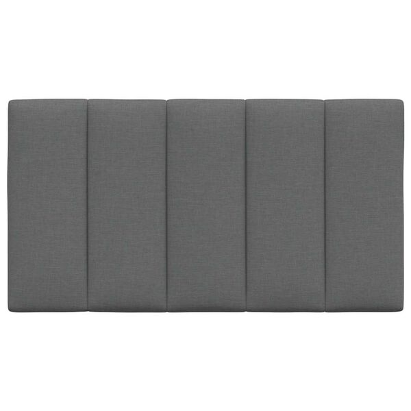 vidaXL Headboard Cushion "Hanko" Dark Grey 80 cm Fabric