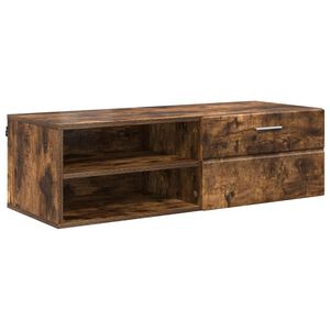 vidaXL Tr&auml;sk&aring;p 100,5 x 39 x 30 cm R&ouml;kt ek Konstruerat tr&auml;