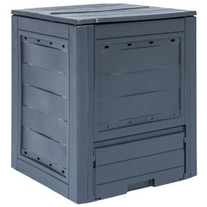 vidaXL Tr&auml;dg&aring;rdskompost gr&aring; 60x60x73 cm 260 L