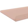 vidaXL Flytande hylla V&auml;ggmonterad 2 pcs Rosa 100 x 18 x 2,5 cm St&aring;l