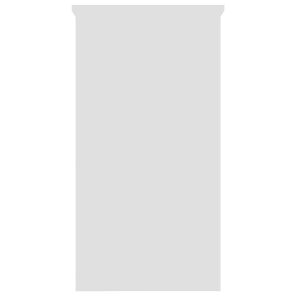 vidaXL Skrivbord vit 80x40x75 cm konstruerat trä