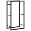 vidaXL Vedst&auml;ll matt svart 50x28x94 cm st&aring;l