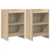 vidaXL S&auml;ngbord 2 st Sonoma-ek 40 x 30 x 60 cm Konstruerat tr&auml;