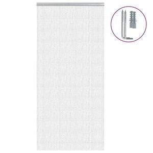 vidaXL Myggdraperi f&ouml;r d&ouml;rr 100x200 cm aluminium