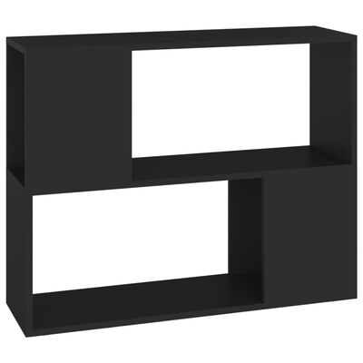 vidaXL TV-bänk svart 80x24x63 cm konstruerat trä