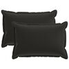 vidaXL Kudde med kudde HOUTEN 2 st Svart Polyester