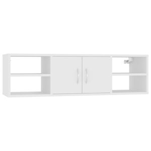 vidaXL V&auml;gghylla vit 102x30x29 cm konstruerat tr&auml;