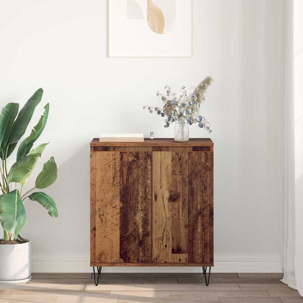 vidaXL Sideboard Gammalt tr&auml; 60 x 35 x 70 cm Konstruerat tr&auml;