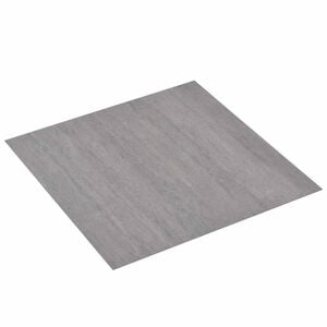 vidaXL Golvplankor M&ouml;rkgr&aring; melange 5,11 m&sup2; 55 st PVC
