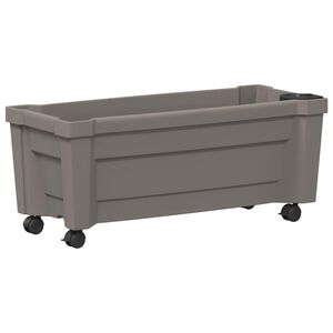 vidaXL Calypso planta med hjul PP Gr&aring;