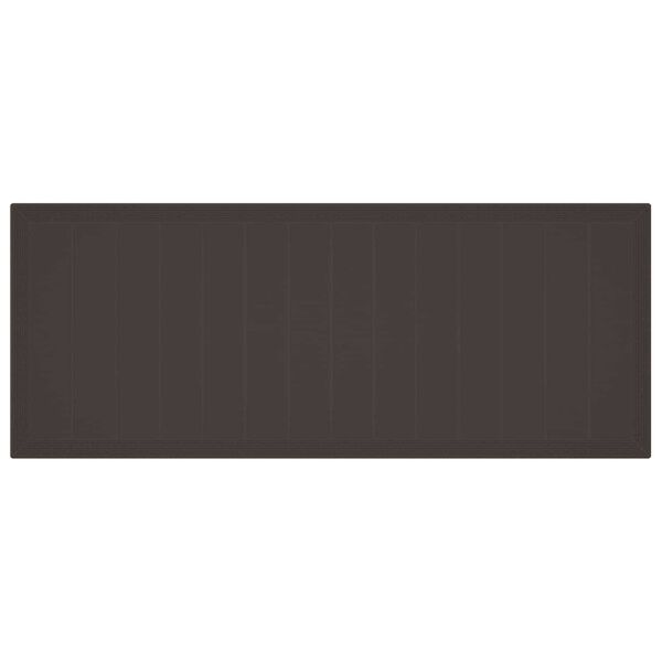 vidaXL Tr&auml;dg&aring;rdsm&ouml;belset 9 pcs Brun Polt rotting