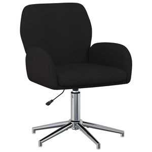 vidaXL Svanstol 54 x 58 x 90 cm Svart Tyg