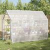 vidaXL Tarpaulin med &ouml;glor Transparent 3 x 4 m polyeten