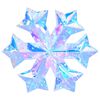 vidaXL Prismatisk iriserande LED-sn&ouml;flinga Flerf&auml;rgsdesign