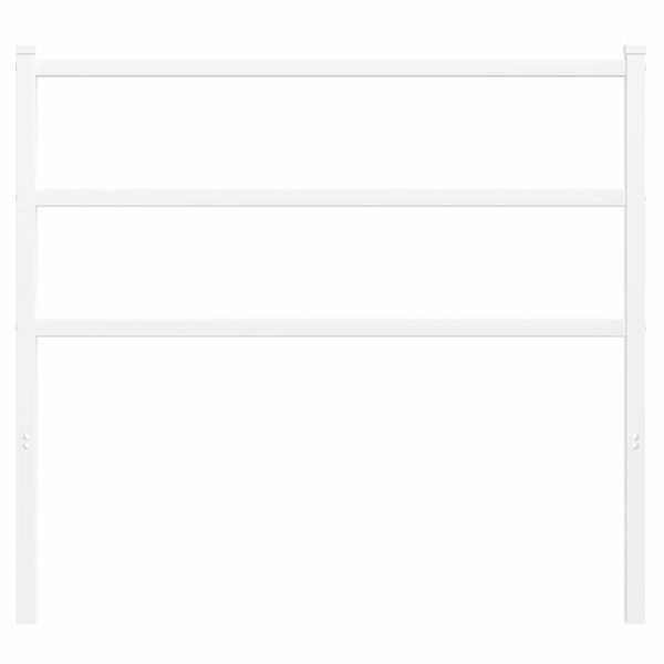 vidaXL Ers&auml;ttningsgavel metall vit 107 cm