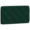 vidaXL Bed with Mattress Dark Green 80x200 cm Velvet