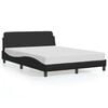 vidaXL S&auml;ngram Dover svart 135x190 cm konstl&auml;der