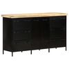 vidaXL Sk&auml;nk 140x38x76 cm grovt mangotr&auml;