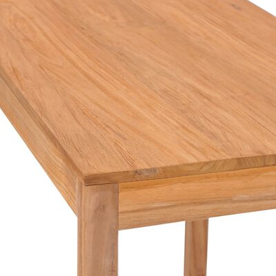 vidaXL Ståbord för utomhusbruk 110x60x105 cm massivt teakträ