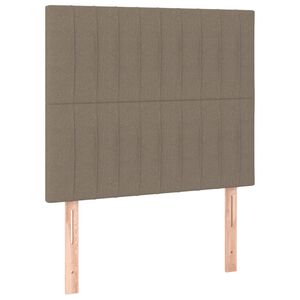 vidaXL S&auml;nggavel taupe 80x5x118/128 cm tyg