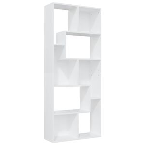 vidaXL Bokhylla vit 67x24x161 cm konstruerat tr&auml;
