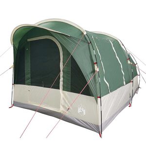 vidaXL Campingt&auml;lt tunnel 3 personer gr&ouml;n vattent&auml;tt