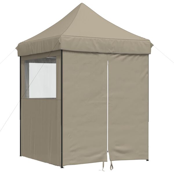 vidaXL Partyt&auml;lt Taupe 200 x 200 x 306 cm Oxford Tyg