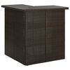 vidaXL H&ouml;rnbar brun 100x50x105 cm konstrotting