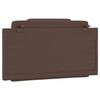 vidaXL Headboard Cushion "Viana" Brown 100 cm Faux Leather