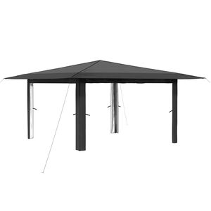 vidaXL Gazebo utan v&auml;gg 4 x 4 m Ljusgr&aring; och antracit