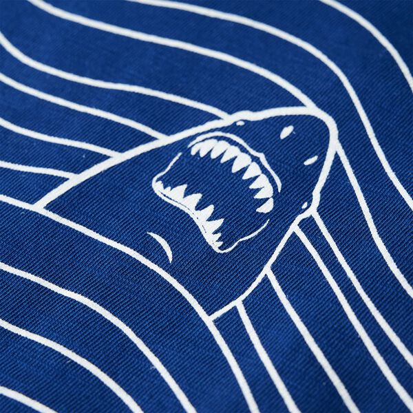 T-shirt f&ouml;r barn m&ouml;rkbl&aring; 104